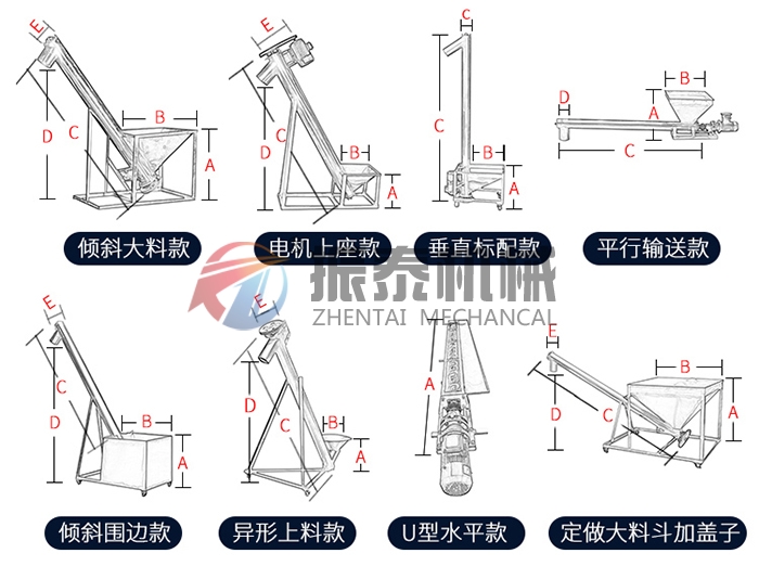 面粉不銹鋼螺旋提升機(jī)多種型號(hào)